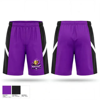 Athletic Shorts With Pockets, Purple Havoc, Softball, Teamtime, Team time, sublimation, custom sports apparel, team uniforms, spirit wear, spiritwear, sports uniforms, custom shirts, team store, custom team store, fundraiser sports, apparel fundraiser