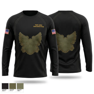 Long Sleeve Performance Shirt, Public Safety Enforcement Group, Police, Teamtime, Team time, sublimation, custom sports apparel, team uniforms, spirit wear, spiritwear, sports uniforms, custom shirts, team store, custom team store, fundraiser sports, apparel fundraiser