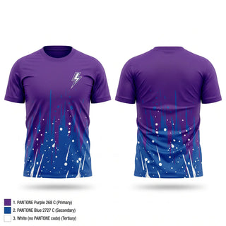 Soft Poly Tee Cotton Like Feel, Thunder, Softball, Teamtime, Team time, sublimation, custom sports apparel, team uniforms, spirit wear, spiritwear, sports uniforms, custom shirts, team store, custom team store, fundraiser sports, apparel fundraiser