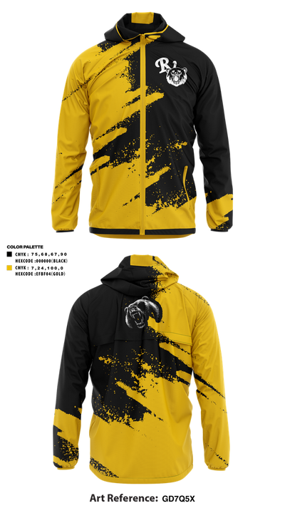 River View Black Bears 82365504 Windbreaker - 1