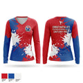 Conrad’s Martial Arts Center Women's Long Sleeve V-neck Shirt - 1