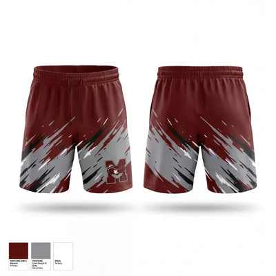 Red Bud High School Track & Field 88640383 Athletic Shorts With Pockets - 1