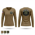 Army promotions 89292509 Women's Long Sleeve V-neck Shirt - 1