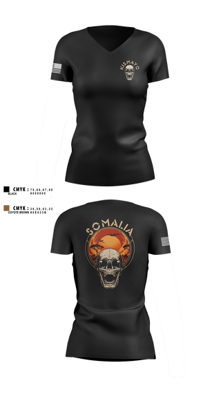 Womens Short Sleeve Vneck Shirt, CJTF-HOA, Army, Teamtime, Team time, sublimation, custom sports apparel, team uniforms, spirit wear, spiritwear, sports uniforms, custom shirts, team store, custom team store, fundraiser sports, apparel fundraiser