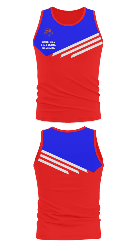 Tank Top, South Side High School Wrestling, Wrestling, Teamtime, Team time, sublimation, custom sports apparel, team uniforms, spirit wear, spiritwear, sports uniforms, custom shirts, team store, custom team store, fundraiser sports, apparel fundraiser
