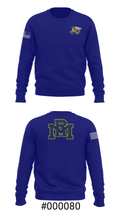 Rocky Mount High School Basketball 86010063 Crew Neck Sweatshirt - 16