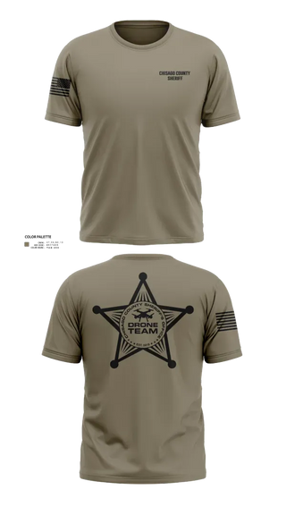 Short Sleeve Performance Shirt, Chisago County Sheriff - Drone Team, Police, Teamtime, Team time, sublimation, custom sports apparel, team uniforms, spirit wear, spiritwear, sports uniforms, custom shirts, team store, custom team store, fundraiser sports, apparel fundraiser