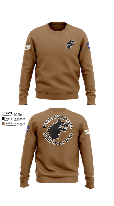 Wolf Combatives Crew Neck Sweatshirt - 101
