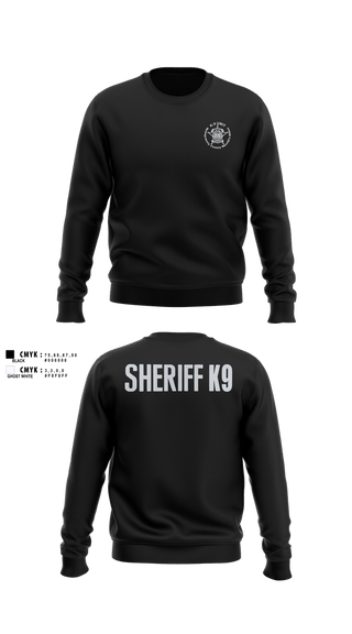 Crew Neck Sweatshirt, MCSO K-9 Unit (AL), Police, Teamtime, Team time, sublimation, custom sports apparel, team uniforms, spirit wear, spiritwear, sports uniforms, custom shirts, team store, custom team store, fundraiser sports, apparel fundraiser