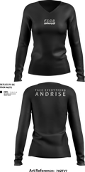 FearLifestyle 46237341 Women's Long Sleeve V-neck Shirt - 103