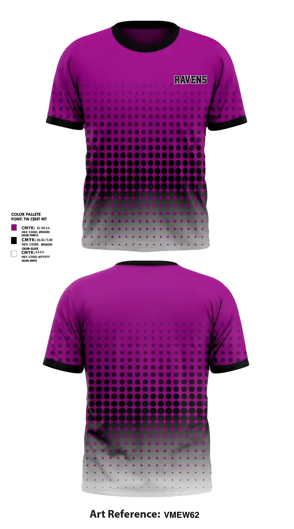 Short Sleeve Performance Shirt, RAVENS, , Teamtime, Team time, sublimation, custom sports apparel, team uniforms, spirit wear, spiritwear, sports uniforms, custom shirts, team store, custom team store, fundraiser sports, apparel fundraiser