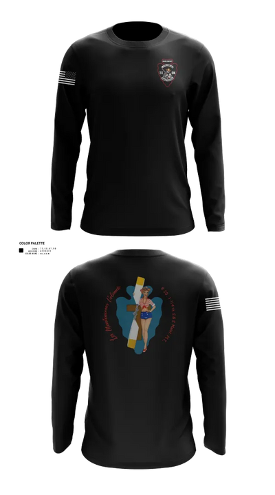 B Co. 1/114th S&S Long Sleeve Performance Shirt 120