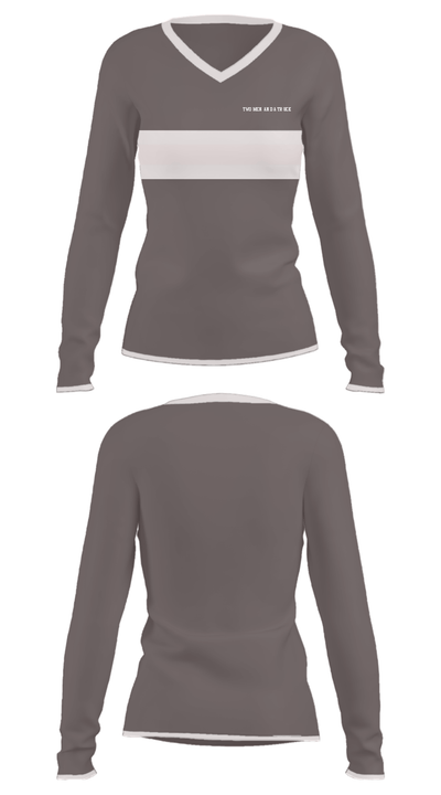 Two Men And A Truck 33024753 Women's Long Sleeve V-neck Shirt - 24