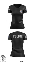 Winslow Police Department  Women's Short Sleeve V-neck Shirt - 1