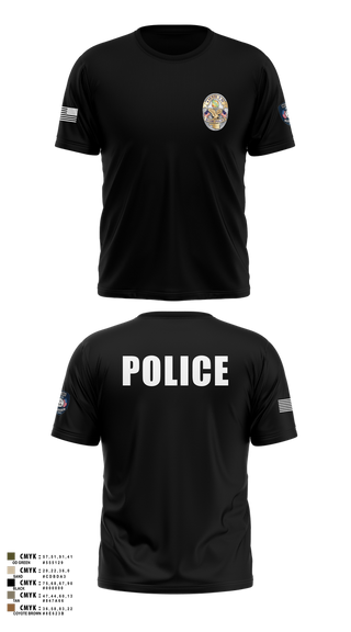 Short Sleeve Performance Shirt, Miami Police Department, , Teamtime, Team time, sublimation, custom sports apparel, team uniforms, spirit wear, spiritwear, sports uniforms, custom shirts, team store, custom team store, fundraiser sports, apparel fundraiser