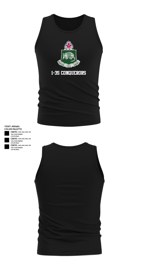 Tank Top, 1-35 conquerors, , Teamtime, Team time, sublimation, custom sports apparel, team uniforms, spirit wear, spiritwear, sports uniforms, custom shirts, team store, custom team store, fundraiser sports, apparel fundraiser