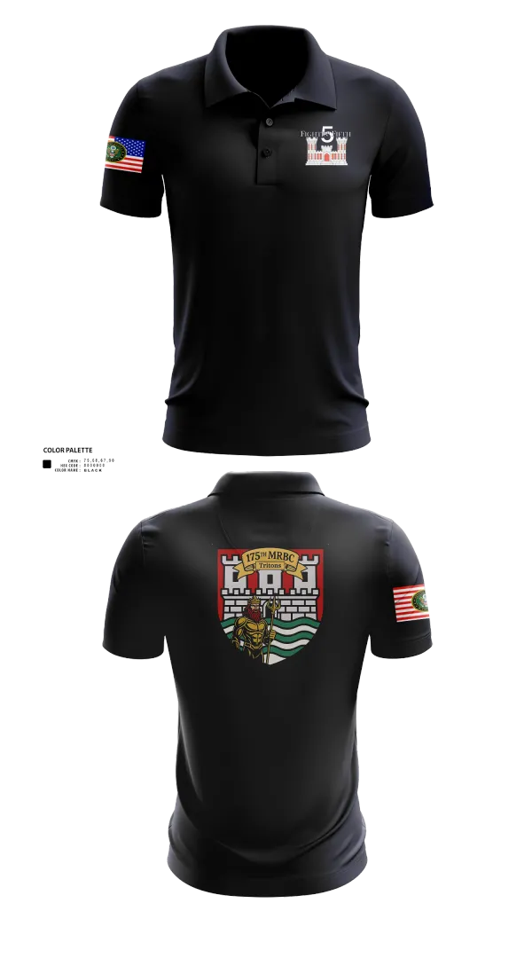 Short Sleeve Performance Polo, 175th MRBC, , Teamtime, Team time, sublimation, custom sports apparel, team uniforms, spirit wear, spiritwear, sports uniforms, custom shirts, team store, custom team store, fundraiser sports, apparel fundraiser
