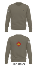 14th Marine regiment 4th Marine corps division 57481844 Crew Neck Sweatshirt - 65