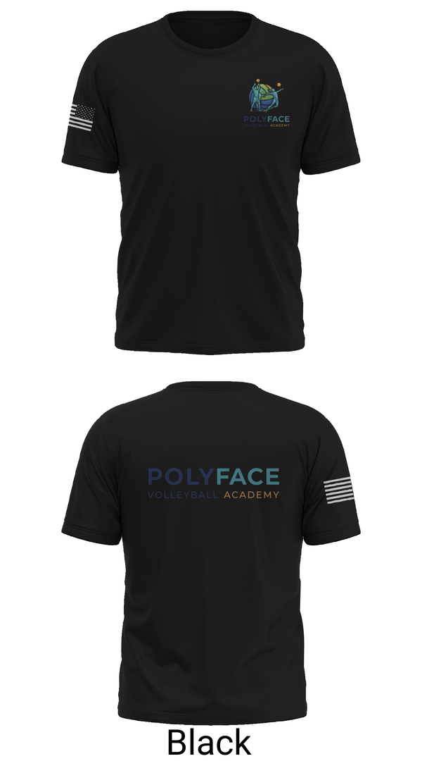 Old School Cotton Feel Shirt, PolyFace Volleyball Academy, Women's Volleyball, Teamtime, Team time, sublimation, custom sports apparel, team uniforms, spirit wear, spiritwear, sports uniforms, custom shirts, team store, custom team store, fundraiser sports, apparel fundraiser