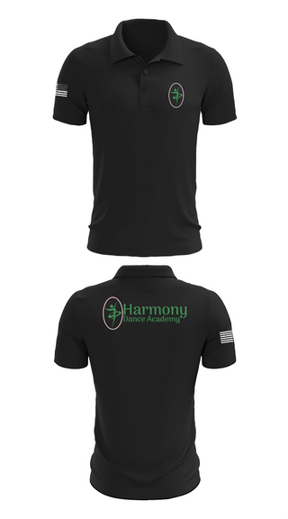Short Sleeve Performance Polo, Harmony Dance Academy, Cheer, Teamtime, Team time, sublimation, custom sports apparel, team uniforms, spirit wear, spiritwear, sports uniforms, custom shirts, team store, custom team store, fundraiser sports, apparel fundraiser
