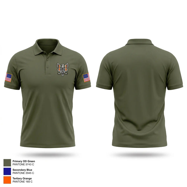Short Sleeve Performance Polo, 11th AVN BDE, Army, Teamtime, Team time, sublimation, custom sports apparel, team uniforms, spirit wear, spiritwear, sports uniforms, custom shirts, team store, custom team store, fundraiser sports, apparel fundraiser