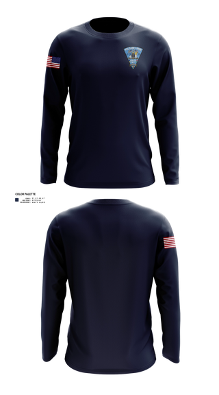 Long Sleeve Performance Shirt, Palisades Park Police Department Public, Police, Teamtime, Team time, sublimation, custom sports apparel, team uniforms, spirit wear, spiritwear, sports uniforms, custom shirts, team store, custom team store, fundraiser sports, apparel fundraiser