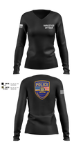 Philadelphia police narcotics 89057039 Women's Long Sleeve V-neck Shirt - 100