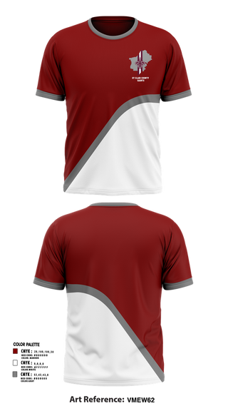 Short Sleeve Performance Shirt, St Clair County Saints, , Teamtime, Team time, sublimation, custom sports apparel, team uniforms, spirit wear, spiritwear, sports uniforms, custom shirts, team store, custom team store, fundraiser sports, apparel fundraiser