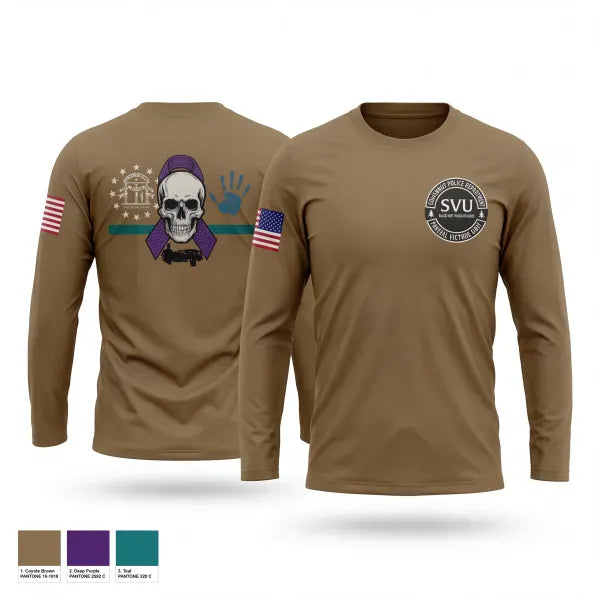 Long Sleeve Performance Shirt, Special Victims Unit, Police, Teamtime, Team time, sublimation, custom sports apparel, team uniforms, spirit wear, spiritwear, sports uniforms, custom shirts, team store, custom team store, fundraiser sports, apparel fundraiser