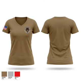 Womens Short Sleeve Vneck Shirt, MESRON 4, Navy, Teamtime, Team time, sublimation, custom sports apparel, team uniforms, spirit wear, spiritwear, sports uniforms, custom shirts, team store, custom team store, fundraiser sports, apparel fundraiser