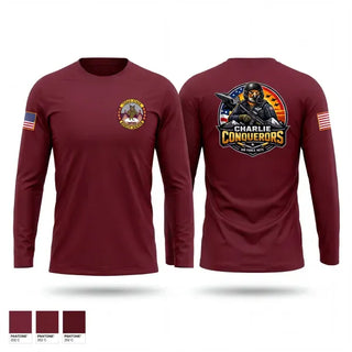 Long Sleeve Performance Shirt, Charlie conquerors, Air Force, Teamtime, Team time, sublimation, custom sports apparel, team uniforms, spirit wear, spiritwear, sports uniforms, custom shirts, team store, custom team store, fundraiser sports, apparel fundraiser