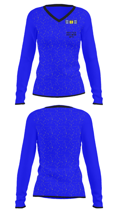 High Tech High Media Arts 85903796 Women's Long Sleeve V-neck Shirt - 33