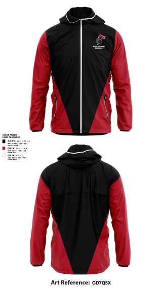 Windbreaker, DeKalb Barons Baseball, Baseball, Teamtime, Team time, sublimation, custom sports apparel, team uniforms, spirit wear, spiritwear, sports uniforms, custom shirts, team store, custom team store, fundraiser sports, apparel fundraiser