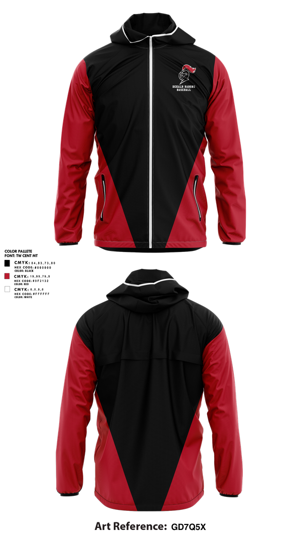 Windbreaker, DeKalb Barons Baseball, Baseball, Teamtime, Team time, sublimation, custom sports apparel, team uniforms, spirit wear, spiritwear, sports uniforms, custom shirts, team store, custom team store, fundraiser sports, apparel fundraiser