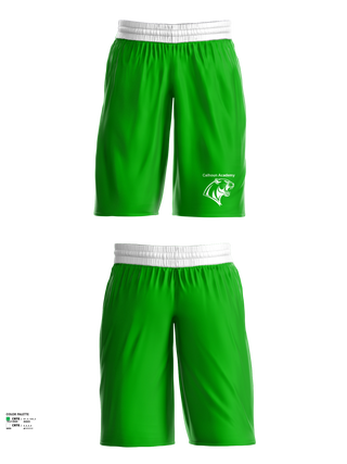 Mens Basketball Shorts, Calhoun Academy, Women's Basketball, Teamtime, Team time, sublimation, custom sports apparel, team uniforms, spirit wear, spiritwear, sports uniforms, custom shirts, team store, custom team store, fundraiser sports, apparel fundraiser