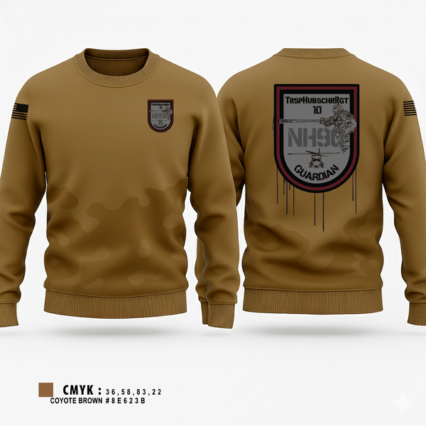 Crew Neck Sweatshirt, TrspHubschrRgt 10, , Teamtime, Team time, sublimation, custom sports apparel, team uniforms, spirit wear, spiritwear, sports uniforms, custom shirts, team store, custom team store, fundraiser sports, apparel fundraiser