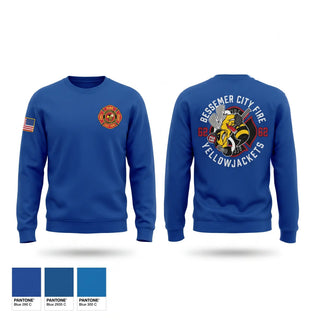 Crew Neck Sweatshirt, BCFD, Fire Department, Teamtime, Team time, sublimation, custom sports apparel, team uniforms, spirit wear, spiritwear, sports uniforms, custom shirts, team store, custom team store, fundraiser sports, apparel fundraiser