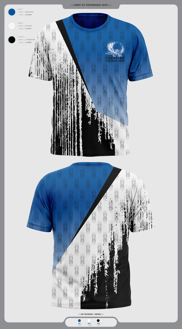 Old School Cotton Feel Shirt, Covington High School Cheer, Cheer, Teamtime, Team time, sublimation, custom sports apparel, team uniforms, spirit wear, spiritwear, sports uniforms, custom shirts, team store, custom team store, fundraiser sports, apparel fundraiser