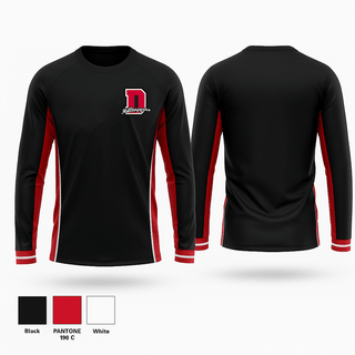 Long Sleeve Performance Shirt, Durfee High School Wrestling, Wrestling, Teamtime, Team time, sublimation, custom sports apparel, team uniforms, spirit wear, spiritwear, sports uniforms, custom shirts, team store, custom team store, fundraiser sports, apparel fundraiser