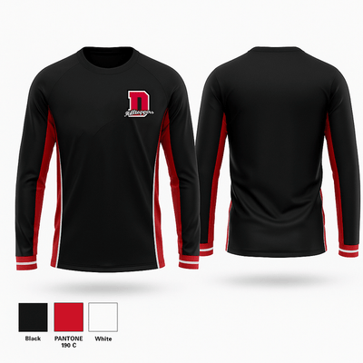 Durfee High School Wrestling 91395125 Long Sleeve Performance Shirt 1