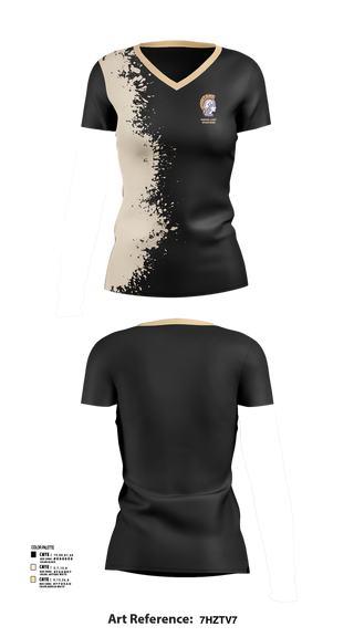 Womens Short Sleeve Vneck Shirt, Sodus lady spartans, Women's Soccer, Teamtime, Team time, sublimation, custom sports apparel, team uniforms, spirit wear, spiritwear, sports uniforms, custom shirts, team store, custom team store, fundraiser sports, apparel fundraiser