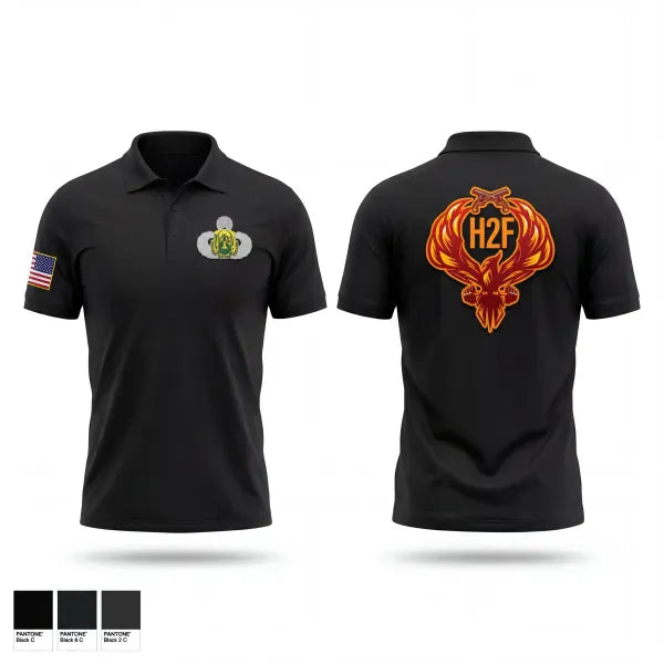 Short Sleeve Performance Polo, 503d MP BN, Army, Teamtime, Team time, sublimation, custom sports apparel, team uniforms, spirit wear, spiritwear, sports uniforms, custom shirts, team store, custom team store, fundraiser sports, apparel fundraiser