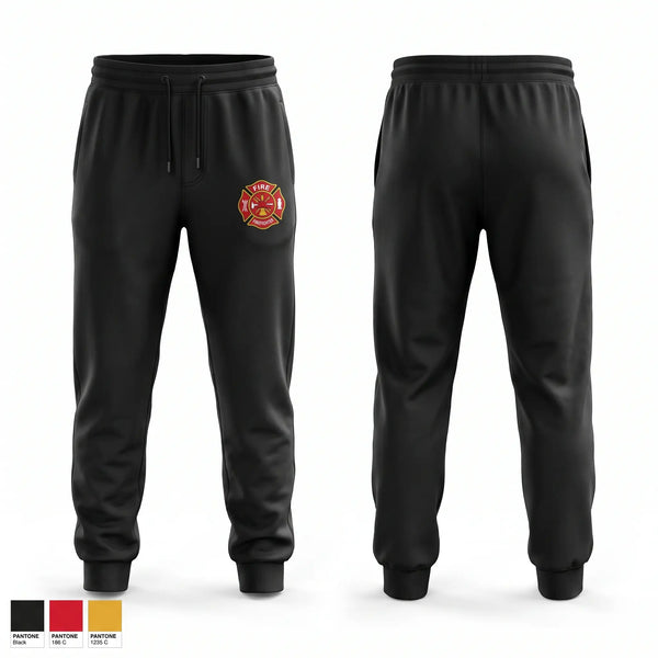 Sweatpants, Okmulgee Firefighters, Fire Department, Teamtime, Team time, sublimation, custom sports apparel, team uniforms, spirit wear, spiritwear, sports uniforms, custom shirts, team store, custom team store, fundraiser sports, apparel fundraiser