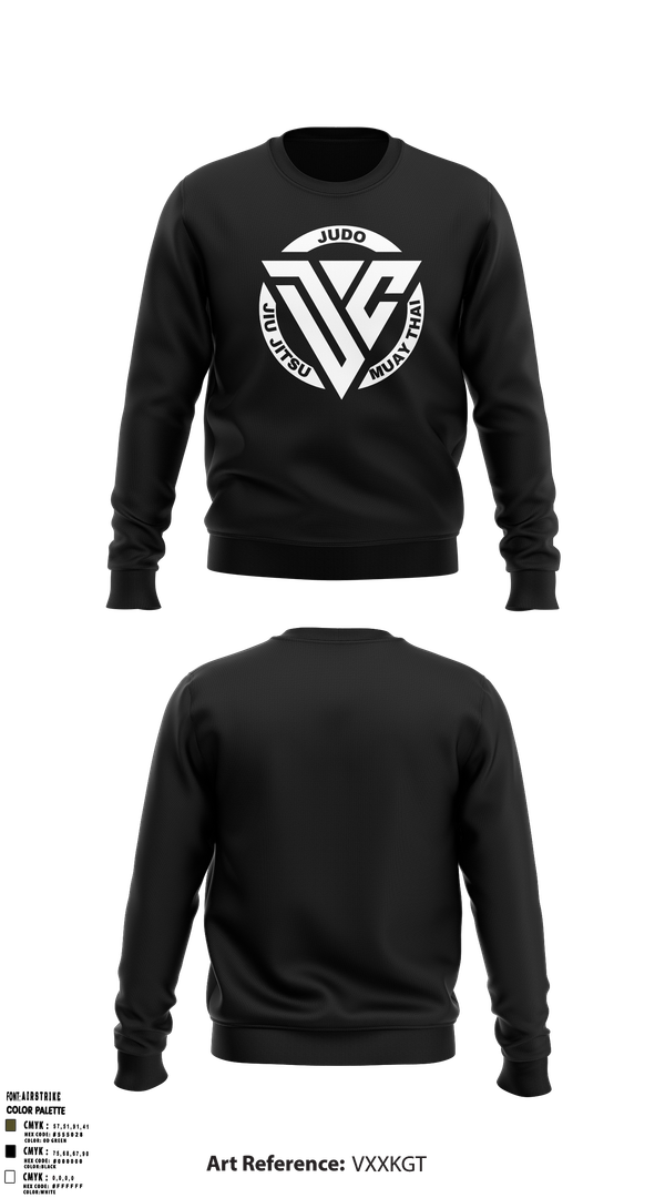 Crew Neck Sweatshirt, DALTON COMBATIVES, , Teamtime, Team time, sublimation, custom sports apparel, team uniforms, spirit wear, spiritwear, sports uniforms, custom shirts, team store, custom team store, fundraiser sports, apparel fundraiser