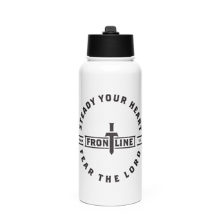 Friends Baptist Church 50739400 Stainless Steel Water Bottle with a Straw Lid
