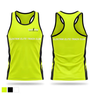 Mens Track Singlet, ELEKTRIK ELITE TRACK CLUB, Track & Field, Teamtime, Team time, sublimation, custom sports apparel, team uniforms, spirit wear, spiritwear, sports uniforms, custom shirts, team store, custom team store, fundraiser sports, apparel fundraiser