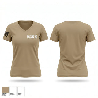 Womens Short Sleeve Vneck Shirt, 1st BN, 3rd AVN REG ATK BN, Army, Teamtime, Team time, sublimation, custom sports apparel, team uniforms, spirit wear, spiritwear, sports uniforms, custom shirts, team store, custom team store, fundraiser sports, apparel fundraiser