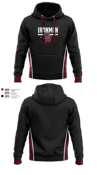 Hoodie, Don Bosco Ironmen Wrestling, Wrestling, Teamtime, Team time, sublimation, custom sports apparel, team uniforms, spirit wear, spiritwear, sports uniforms, custom shirts, team store, custom team store, fundraiser sports, apparel fundraiser