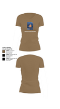HHB, 428th Field Artillery Brigade 81466610 Women's Short Sleeve V-neck Shirt - 4