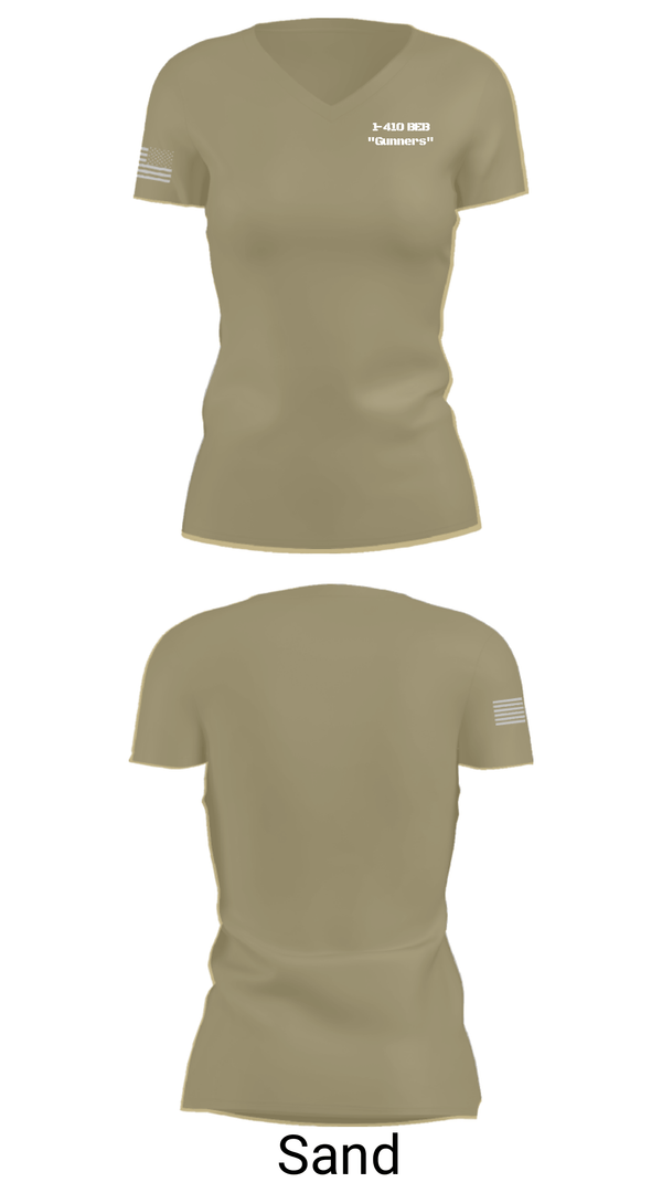 Women's Short Sleeve Vneck Shirt, , Army, Teamtime, Team time, sublimation, custom sports apparel, team uniforms, spirit wear, spiritwear, sports uniforms, custom shirts, team store, custom team store, fundraiser sports, apparel fundraiser